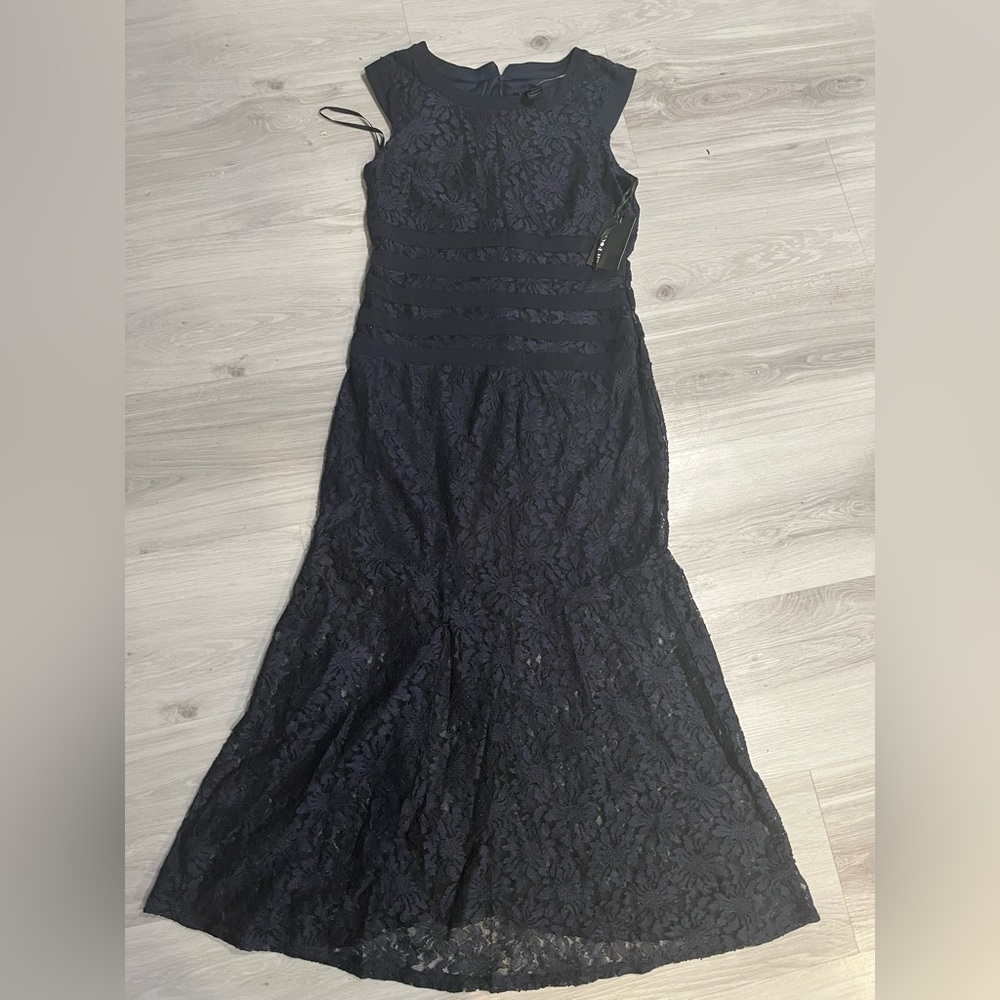 New Enfocus Studio Navy Lace‎ Dress